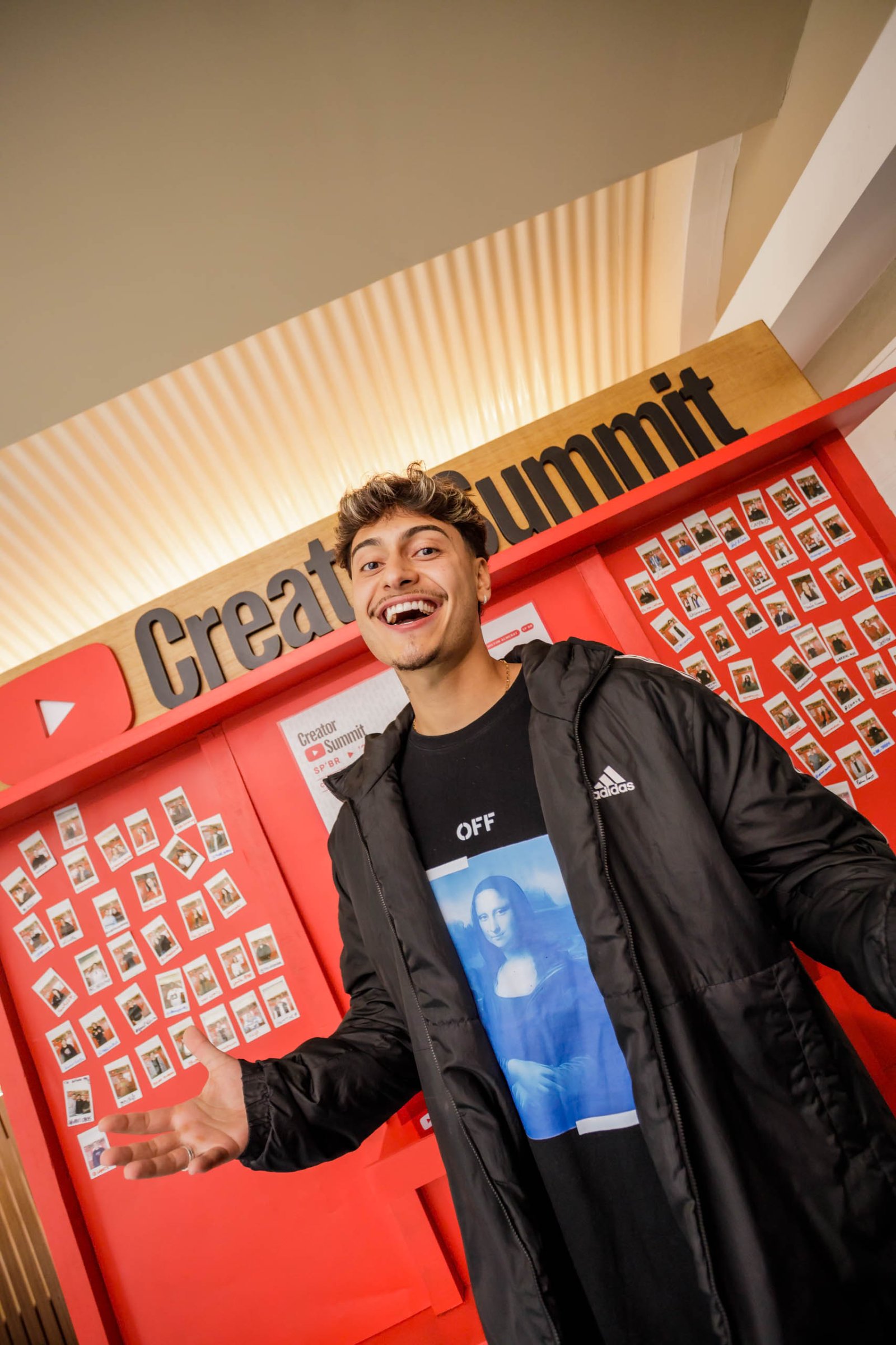 LuCr4zy no YouTube Creator Summit, em São Paulo. Foto: Divulgação/YouTube